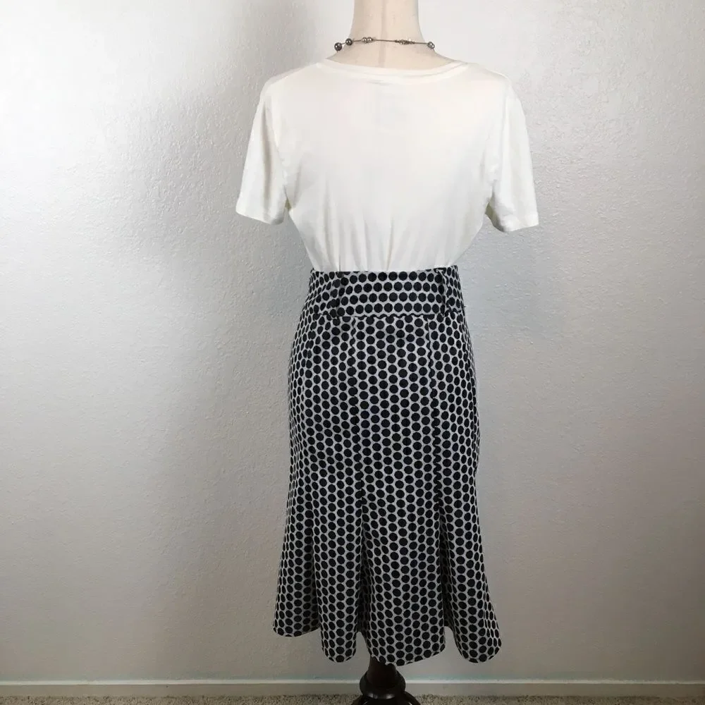‎Carole Little polkadot fit & flare skirt 4 Corpcore BusinessSiren